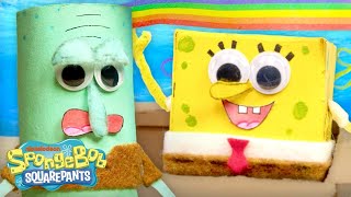 SpongeBob Uses His Imagination IRL 🌈  quotIdiot Boxquot Recreation [upl. by Anahs]