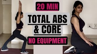 20 MIN TOTAL ABS amp CORE WORKOUT  No Equipment  Beginner Friendly [upl. by Manda]