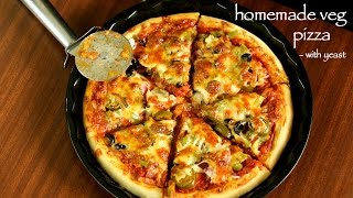 veg pizza recipe  veggie pizza recipe  vegetable pizza recipe [upl. by Mailliwnhoj]