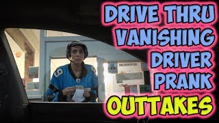 Drive Thru Vanishing Driver Prank Outtakes [upl. by Treblih]