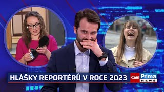 Moucha ve studiu hod židlí i chvíle ticha Podívejte se na zábavné přešlapy reportérů v roce 2023 [upl. by Etnoval]