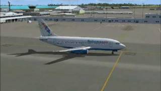 fsx Bahamasair takeoff from Nassau Intl landing at Orlando Intl [upl. by Alcot]