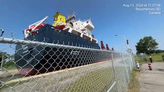 Isabelle G Transits Beauharnois Locks  August 2024 [upl. by Awram]