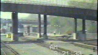 FL9 487 on the Amtrak Albany Yard Job  1980s cab ride [upl. by Nico713]