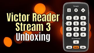 Victor Reader Stream 3 Blind Unboxing [upl. by Rohn406]