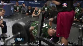 Stephen Paea Breaks Bench Press Record with 49 Reps  2011 NFL Combine [upl. by Merrilee383]