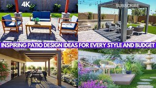 quotTransform Your Outdoor Space 30 Inspiring Patio Design Ideasquot [upl. by Matlick74]