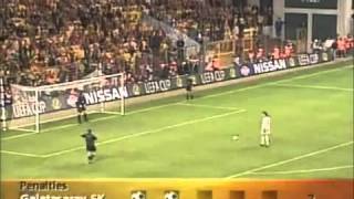 UEFA Kupası Finali 2000  Galatasaray SK vs Arsenal London 41 maçının geniş maç özeti penaltılar [upl. by Loggia]