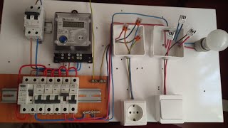 Elektrik Tesisatı Nasıl ÇekilirSayaç ve Sigorta Kutusu Bağlantısı Kablo döşeme tesisatı [upl. by Ocsecnarf]