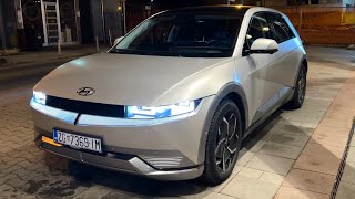 Hyundai IONIQ 5 2022  FULL REVIEW amp walkaround at night CRAZY LIGHTS amp ambient lights [upl. by Mehelhteb427]