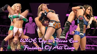 WWE Top 20 Divas Era Finishers Of All TimeCollab With Mr WWE FanLiv Spiteful [upl. by Ocirnor]