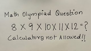 UK  Math Olympiad Question  You should be able to solve this without calculators [upl. by Crawley]