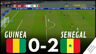 AFCON2023 GUINEE 02 SENEGAL  Résumé • Simulation et loisirs de jeux vidéo [upl. by Calva]