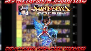 Saint Seiya Awakening KOTZ  New Year New Tier List Update PvP Galactic Duel Meta January 2024 [upl. by Mario]