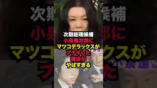 マツコが総裁選最有力候補小泉進次郎にブチギレた結果雑学 [upl. by Enyalahs]