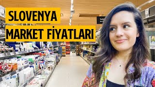 Slovenyada 10 EURO ile Marketten Ne Alınabilir l Slovenya Market Fiyatları [upl. by Aztiraj]