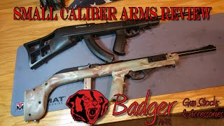 Badger Gun Stocks a BullPup conversion for your Ruger or Marlin rifle [upl. by Damick533]