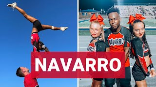 Navarro Cheer Team Skill Videos│quotCHEERquot Season 2 on Netflix [upl. by Dyke]