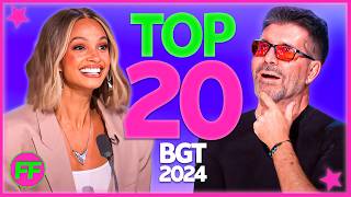 TOP 20 Auditions On Britains Got Talent 2024 🇬🇧✨ [upl. by Obrien830]