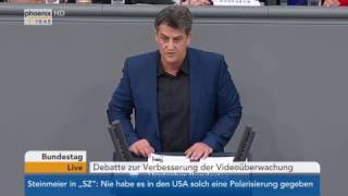 Bundestag Debatte zur Verbesserung der Videoüberwachung am 27012017 [upl. by Yasnyl955]