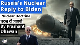 Russias Nuclear Reply to Biden  Putin will Officially Change Russias Nuclear Doctrine [upl. by Nwahsad140]