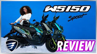 Review 🛵⚪️🔵 WS150 Sport 🔵⚪️🛵 ITALIKA [upl. by Ahpla]