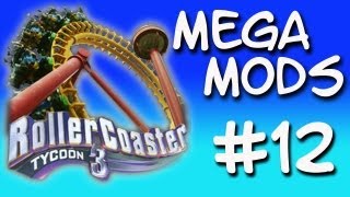 Roller Coaster Tycoon 3  Mega Mods  Part 12  Most Dangerous Slide Ever [upl. by Hafler]