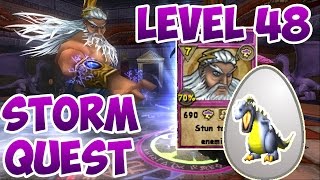 Wizard101  Level 48 Storm Spell Quest [upl. by Myrtle778]