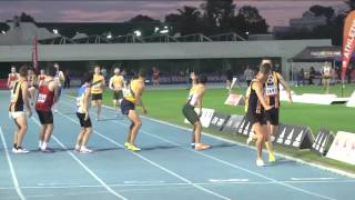 Zatopek10 2015 Mens 4x400m [upl. by Nilauqcaj]