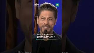 SRK after winning CNN Indian Of The Year srk bollywood awards cnnnews18 shorts [upl. by Asseralc]