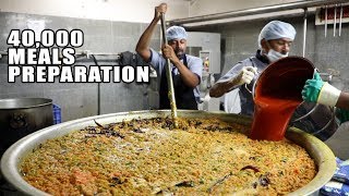 Amazing Food Preparation for 40000 People  5 Rs Mid Day Meals in Hyderabad [upl. by Nitsirhc]