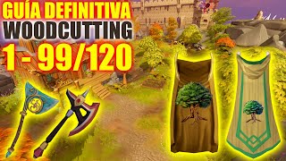 🟢guia definitiva 2023🟢 de WOODCUTTING 1  99120 runescape 3 [upl. by Nowad]