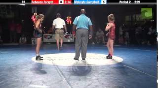 97 lbs 3rd  Rebecca Forsyth VA vs Mckayla Campbell OH [upl. by Giffie]