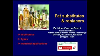 Fat replacers and their applications [upl. by Susejedesoj]