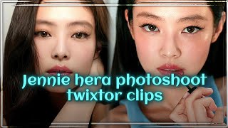 Jennie hera photoshoot twixtor clips 4k [upl. by Vookles]