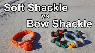 4x4 Soft Shackles vs Bow Steel Shackles [upl. by Nosremaj]