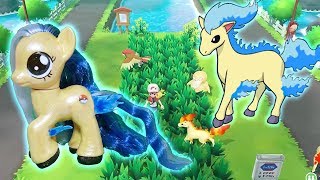 SHINY PONYTA PONY Custom My Little Pony Pokemon DIY Tutorial [upl. by Iene]