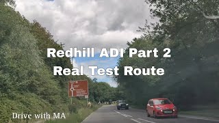 ADI Part 2 Redhill Aerodrome Test Centre Real Route [upl. by Ecnesse104]