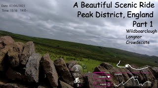 Peak District England A Beautiful Scenic Ride Part 1  Indoor Cycle Training [upl. by Qifar441]