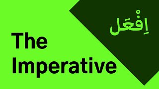 Imperative الأمر for 3Letter Verbs  Learn Arabic [upl. by Wetzell]