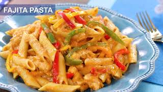 Chicken fajita pasta Recipes with Extra Virgin Olive Oil [upl. by Spoor97]