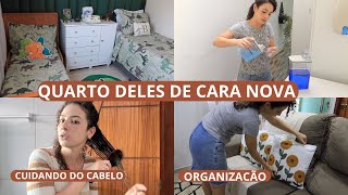 CUIDANDO DO LAR COBRE LEITOS E TAPETE NOVO CAMA POSTA DA SEMANA CUIDANDO DO CABELO E MAIS [upl. by Cram]