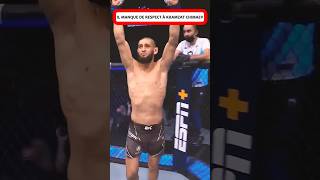 IL PROVOQUE Khamzat Chimaev et le PAIE CHER  shorts mma pourtoi fyp [upl. by Victoria]