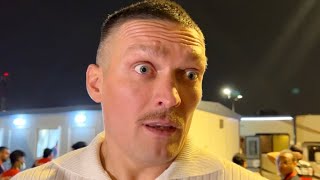 Oleksandr Usyk REACTS to Tyson Fury beating Ngannou [upl. by Seebeck]