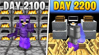 I Survived 2200 Days in HARDCORE Minecraft [upl. by Eigla879]