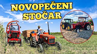 Prva silaža novog stočara  Zetor Ursus John Deere Belarus [upl. by Petigny597]