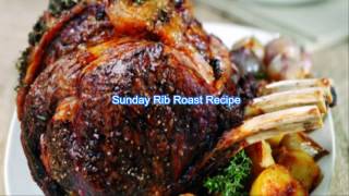 Sunday Rib Roast Recipe Christmas Special Recipes [upl. by Hsatan]