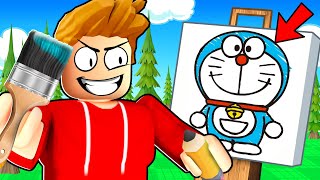 ROBLOX CHOP DRAWS FASTER THAN ME IN SPEED DRAW CHALLENGE [upl. by Baptiste]