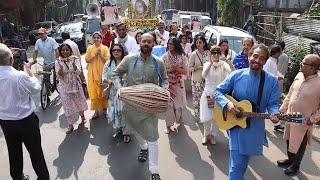 Paramhansa Yogananda Birthday 2024  Strolling Kirtan in Kolkata [upl. by Hankins]