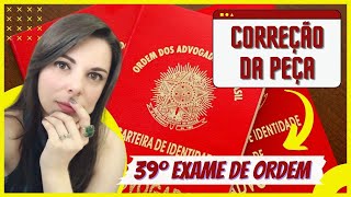 EMBARGOS DE TERCEIROS  EXAME 39  CORREÇÃO DA PEÇA [upl. by Oirobil604]